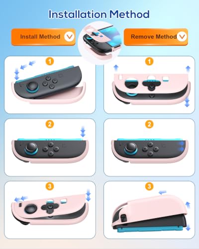 Image of WAXITY Dockable Protective Case for Nintendo Switch 2-Light Pink