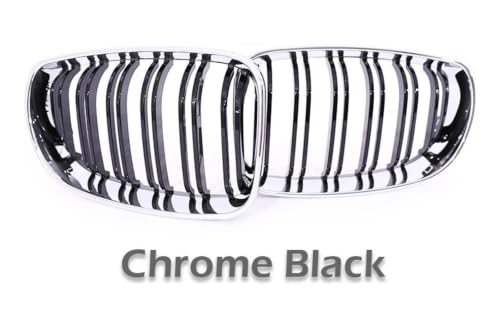 Rejilla delantera para coche 120i 118d E82 E88 en carbono cromado 3