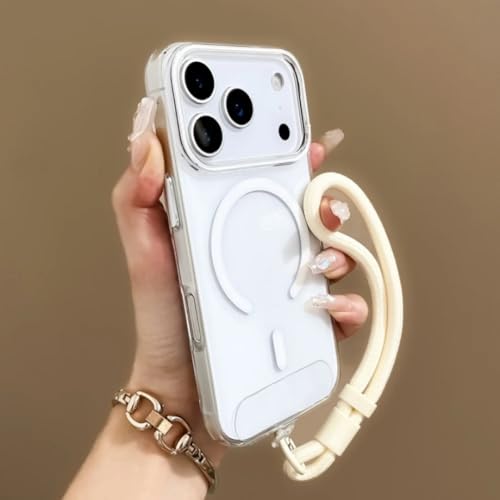 Accessoire iPhone 13 transparent anti-choc compatible chargeur sans fil blanc