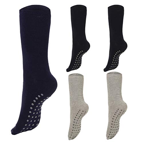 5 Paar Kinder ABS Socken Mädchen | Jungen Anti Rutsch Strümpfe Stoppersocken Antirutschsocken 35-38 Cover