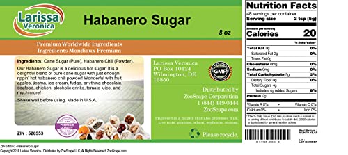 Habanero Sugar (8 oz, ZIN: 526553) - 3 Pack