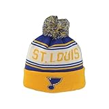 ZHATS Standard NHL Officially Licensed Beanie Pom Finish Line, Team Color, One Size