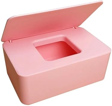 Plastic Tissue Box Wet Tissue Holder Cover Wipes Paper Tissue Paper Storage Box Paper Towel Dispenser Home Napkin OrganizerPink