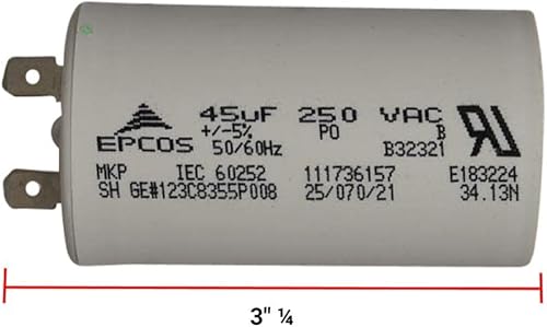 Miniatura 2 de GLOB PRO SOLUTIONS AP4567124 PS3406186 EAP3406186 PD00001322 CKD2531 Condensador de arandela 3 "¼ de longitud aprox. Reemplazo y compatible con