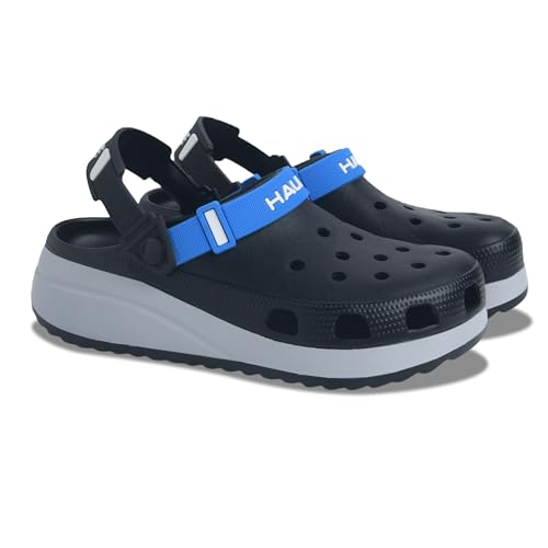 Image of HAUX Classic Ultra Soft Clogs /Sandals with Adjustable Back Strap| Comfortable & Lightweight| Stylish & Anti-Skid| Indoor & Outdoor Casual Sports Mules Boys