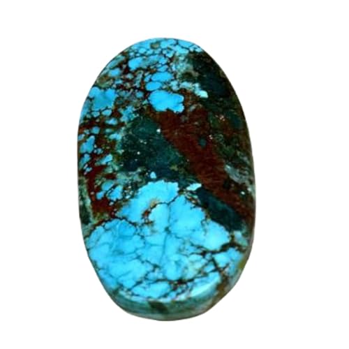 Turquoise naturelle de joaillerie, cabochon ovale GH_NAT_08550 pour grand collier