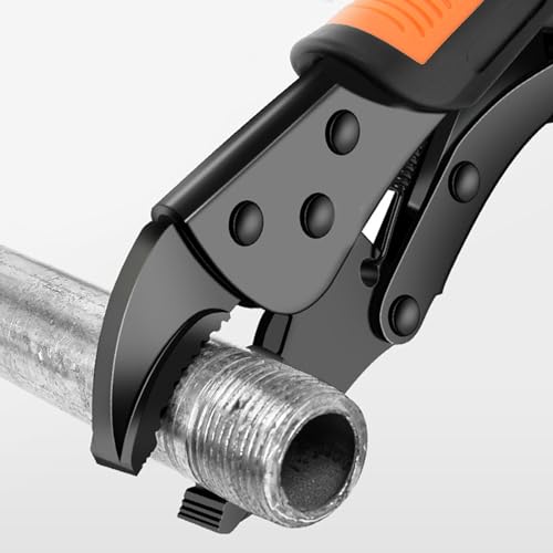 Alicate de travamento resistente com abertura ajustável, alicate de mandíbula curvada, aderência for