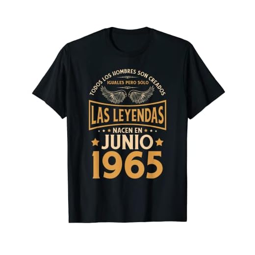 Cumpleaños Hombre Regalos Las Leyendas Junio 1965 Camiseta