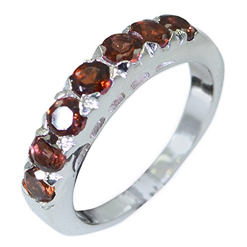 Grenat antique anneau argent 925 fait main un bijou d'exception