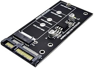 JMT SATA 3 to M.2 (NGFF) SSD Connector 7 + 5 Pin Converter Adapter Card M2 to Extension Card SATA III Key Holder B 30/42/60/80mm