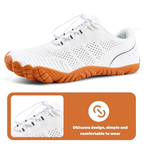 Image of WateLves Barefoot Water Shoes Men Women Wide Toe Box Minimalist Gym Sneakers Zero Drop Walking Shoes for Training Yoga Beach Hiking
