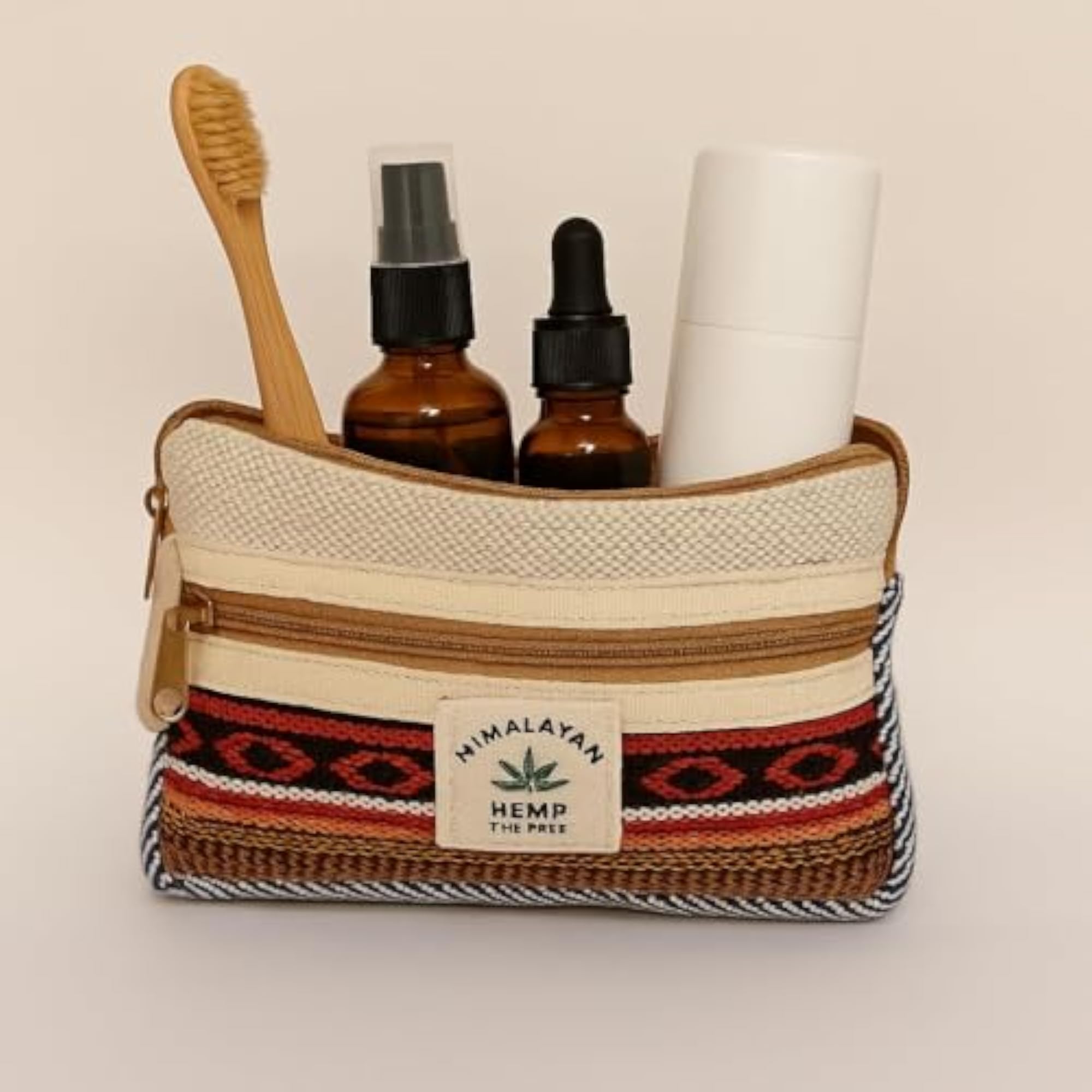 Women's Eco-Friendly Boho Cosmetic Clutch Pouch Bag
