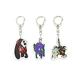 EBTY DREAMS Inc. - Set of 3 Neon EVA Acrylic Keychain Zeruel, Unit-01, Third Angel