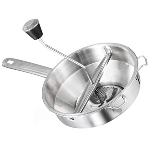 1pc Stainless Steel Manual Potato Presser Ricer Easy to Clean Kitchen Gadget for Mashed Potatoes Sweet Potatoes More No Electricity Needed Present for Home Chefs