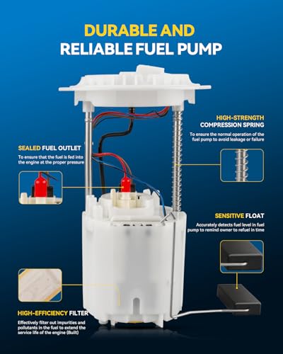 Image of PHILTOP FG1163 Electric Fuel Pump Assembly, Compatible with Mercedes-Benz GL450 2007-2012 4.7L, GL550 2008-2012 5.5L, ML350 2006-2011 3.5L, ML500 2006-2007 5.0L, ML550 2008-2011 5.5L, Replaces E8924M