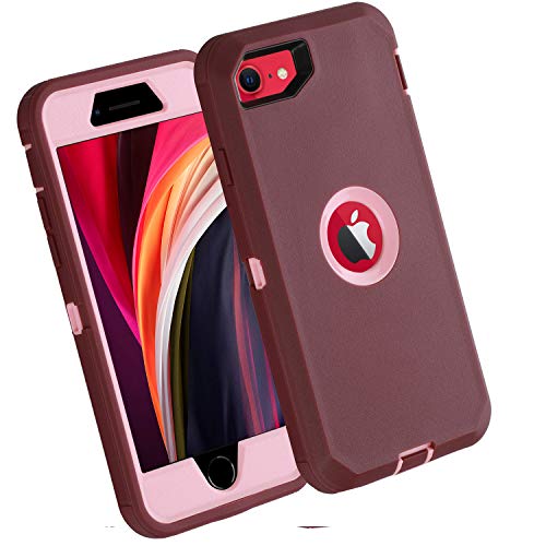 GreatCase iPhone SE 2020 Case Shockproof Heavy Duty Built-in Screen Protector Armor 3