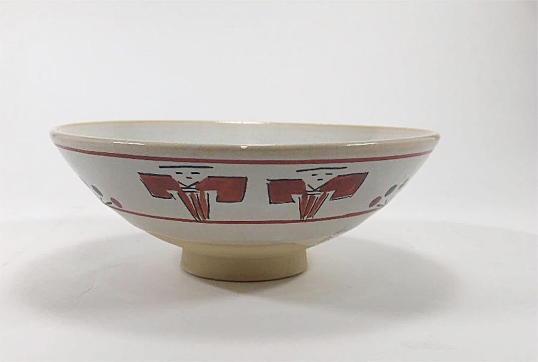 Nara-e Matcha Bowl (Red Skin) and Chasen Set