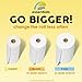 Bounty Essentials Select-A-Size Paper Towels, White, 2 Triple Rolls = 6 Regular Rolls (Packaging May Vary)