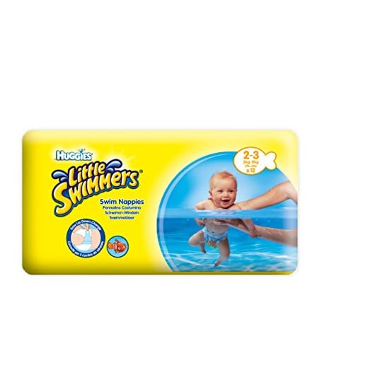 Huggies Little Swimmers – Pañales Tamaño 2 – 3, 2 x Paquetes de 12 (24 Pañales)