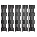 Hongso PPB071 (5-Pack) Replacement Porcelain Steel Heat Plate, Heat Shield, Heat Tent, Burner Cover, Vaporizor Bar, and Flavorizer Bar for Kenmore, Master Forge and Others (16 1/8 x 3 7/8)