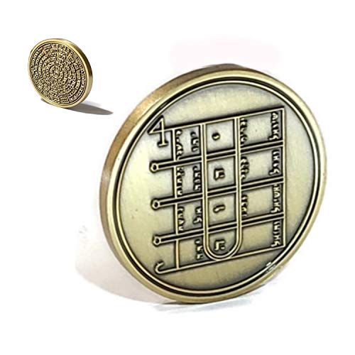 King Solomon Seal Coin Talisman Kabbalah 72 Names of God ...