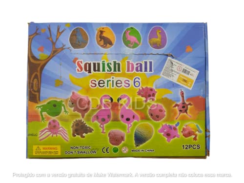 Fidget Toys Brinquedo Anti Stress Sensorial Kit C/ 12 peças Sapo Squish de Apertar Sapinho Espremer
