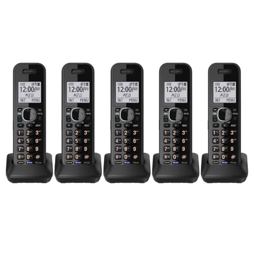 Panasonic KX-TGA950B DECT 6.0 Cordless Handset 2-Line Landline Expansion Handset for KX-TGF950