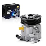 Loautong Power Steering Pump with Pulley, for Subaru Forester 2011-2013, H4 2.5L, Power Assist Pump Replace# 21-607, 21607, 96819M, 9901255, 34430-SC010, 34430-SC011, 34430SC010, 34430SC011