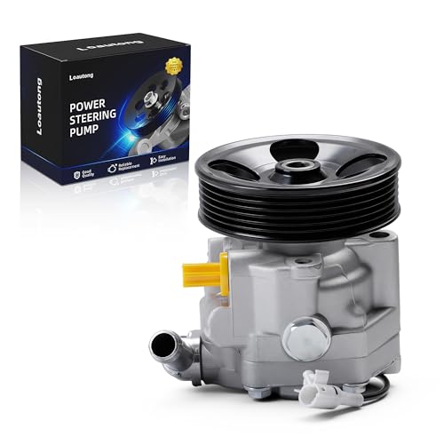 Loautong Power Steering Pump with Pulley, for Subaru Forester 2011-2013, H4 2.5L, Power Assist Pump Replace# 21-607, 21607, 96819M, 9901255, 34430-SC010, 34430-SC011, 34430SC010, 34430SC011
