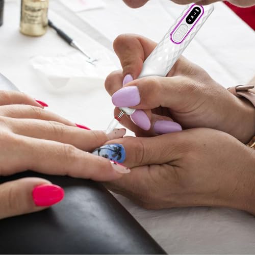 Juego de brocas para uñas recargable de 15000 revoluciones para manicura y pulido 2