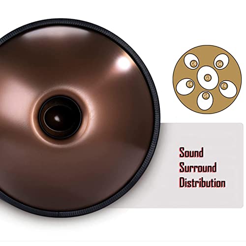 Steel Handpan Drum 18 pulgadas 6 notas color púrpura miniatura 4