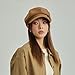 RuiDei Women's Fashion Style Beret Comfortable Newsboy Cap Daily Wear Casual Hats for Autumn and Winter Elegant Beret Hat Black