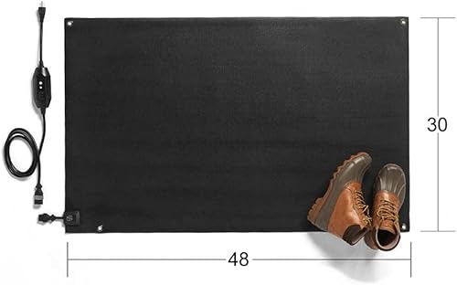 Vista 9 de HeatTrak Alfombrillas térmicas para derretir la nieve para entradas (40 x 60 pulgadas), antideslizante, tapete eléctrico para quitar nieve y hielo