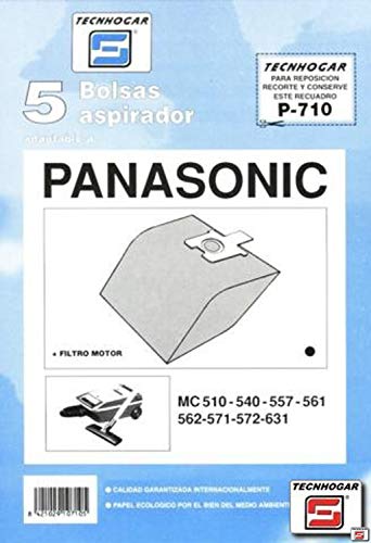 Tecnhogar - Caja 5 Bol. Asp.Panason. Mc-571-572 Cover