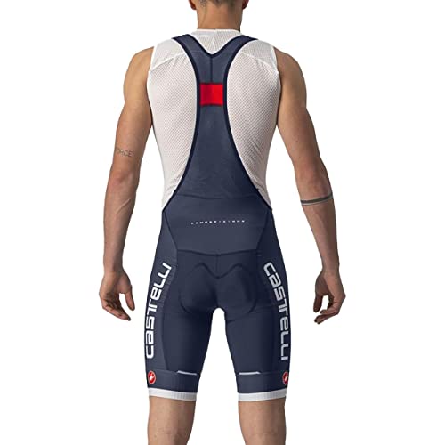 Castelli Competizione Limited Edition Bib Short - Men's Belgian Blue/Silver Gray, Xl #TOP1
