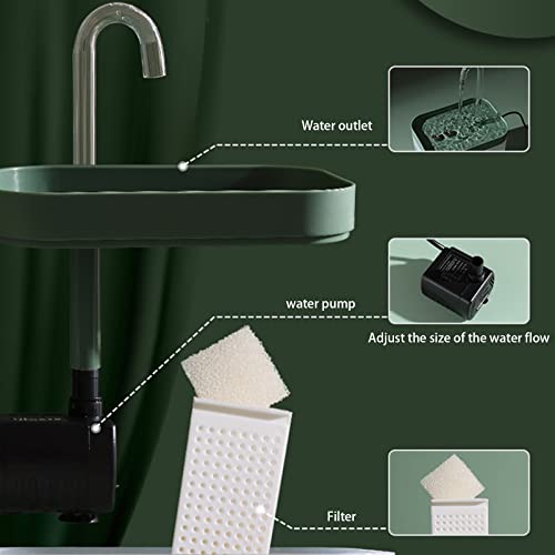 Fuente automática de agua para gatos y perros USB miniatura 5