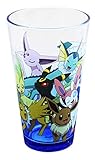 Just Funky Pokemon Eevee Evolution Drinking Pint Glass Officially Licensed