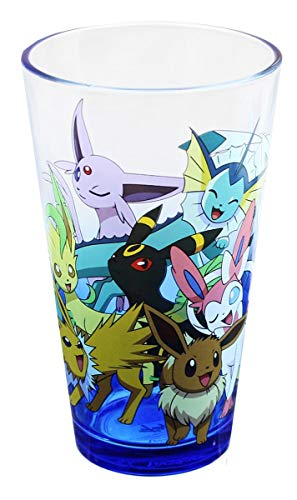 Just Funky Pokemon Eevee Evolution Drinking Pint Glass Officially Licensed