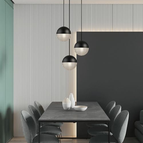 Lámpara de araña creativa con base E27 y esfera de metal decorativa 4