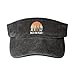 Walk for Peace Sun Visor Caps Monks with Dog Empty Top Baseball Hats Fashion Printed Workout Dad Hat Black