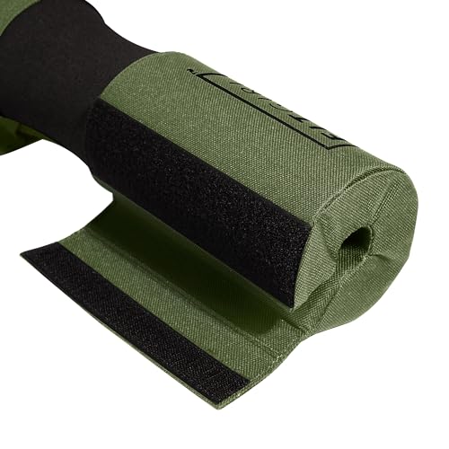 Image of FITGIRL - Squat Pad and Hip Thrust Pad for Leg Day, Barbell Pad Stays in Place Secure, Thick Cushion for Comfortable Squats Lunges Glute Bridges, Olympic Bar and Smith Machine