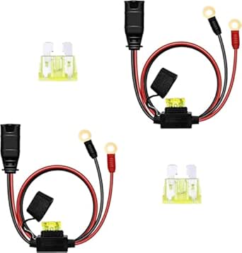 Cablaggio Compatibile Con NOCO GC001 X-Connect, Terminale Caricabatterie Con Occhielli M6 Integrati Genius Smart