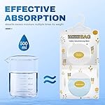 Vacplus Moisture Absorbers, Hanging Closet Dehumidifier Bags, Humidity Packs, Desiccant, Closet Dehumidifiers with Fragrance Free, 10 Pack, 9.8OZ - Image 2