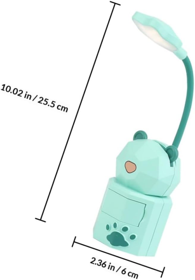 Ciieeo Rechargeable USB Eye Protection Desk Lamp for Students, Small LED Night Light for Reading, Friendly Table Lamp with Soft Lighting Random Color