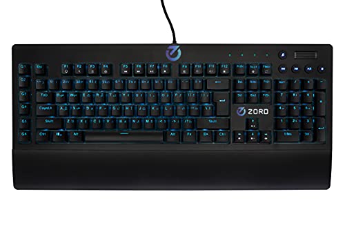 ZORD M9 Gaming mechnical Keyboard Wired, RGB LED Backlit RED Switches