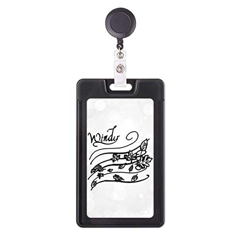 Porte-badge rétractable peint main, idée cadeau originale collègue