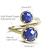 Lapis Lazuli Ring, Natural Blue Stone Ring for Lapis Lazuli Jewelry, Adjustable Handmade Ring for Women, September Birthstone Lapis Ring Gift for Her