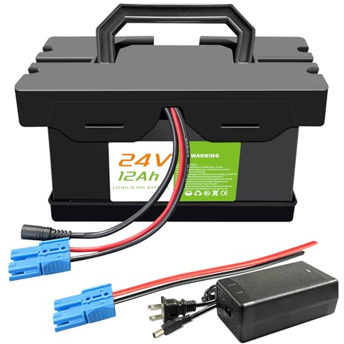 VATOSO 24V 12Ah Lithium Battery for Ride-On Cars & Toys