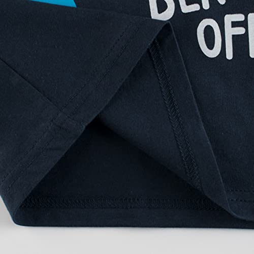 Camiseta térmica de manga comprida para meninos e meninas com estampa de desenhos animados e solta,