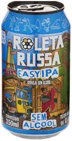 Cerveja Roleta Russa Easy IPA Sem Álcool/Sem Glúten Tambor Lata 350ml